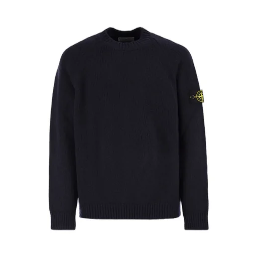 Round Neck Jumper With Raglan Sleeves