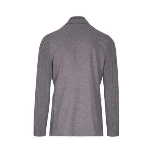 Eleventy Ribbed Layered Blazer