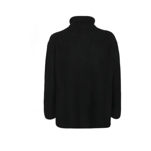 High-Neck Sequin-Embellished Sweater