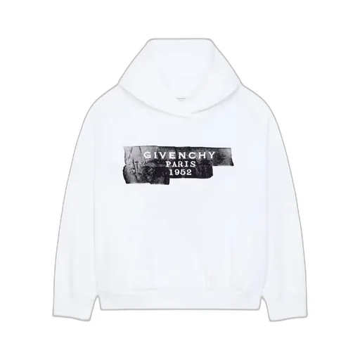 Givenchy Logo Printed Drawstring Hoodie