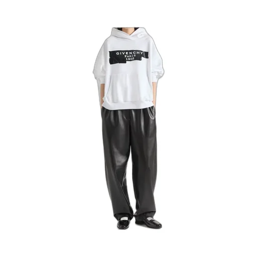 Givenchy Logo Printed Drawstring Hoodie