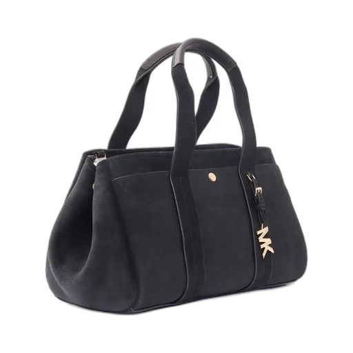 Suede Satchel Bag