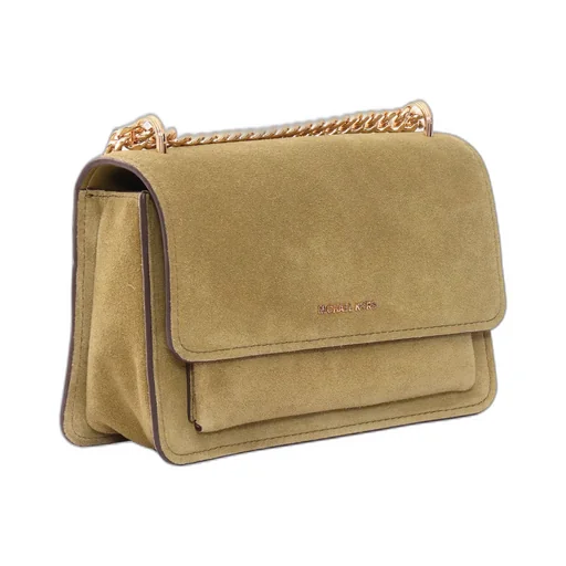 Large Claire Suede Shoulder Bag