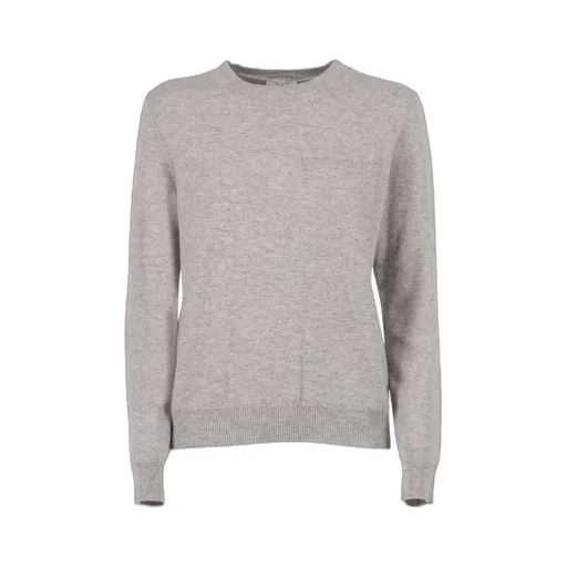 Embroidered-Detail Crew-Neck Sweater