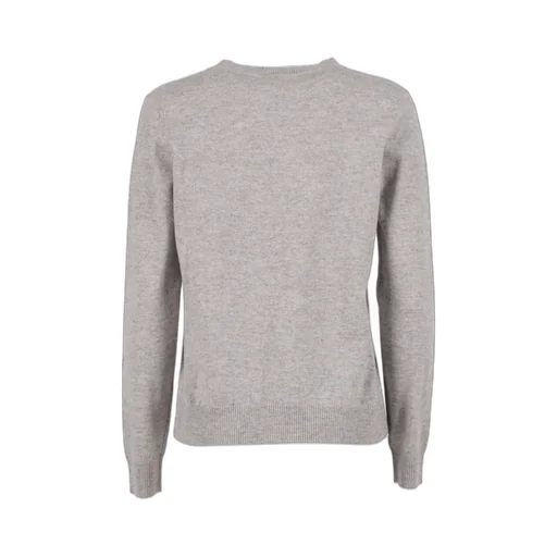 Embroidered-Detail Crew-Neck Sweater