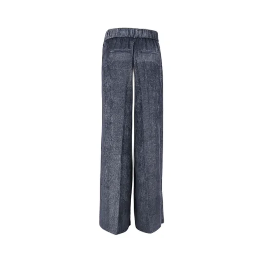 Elastic-Waist Corduroy Trousers