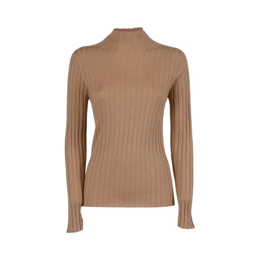 Peserico Lurex Turtleneck Knitwear
