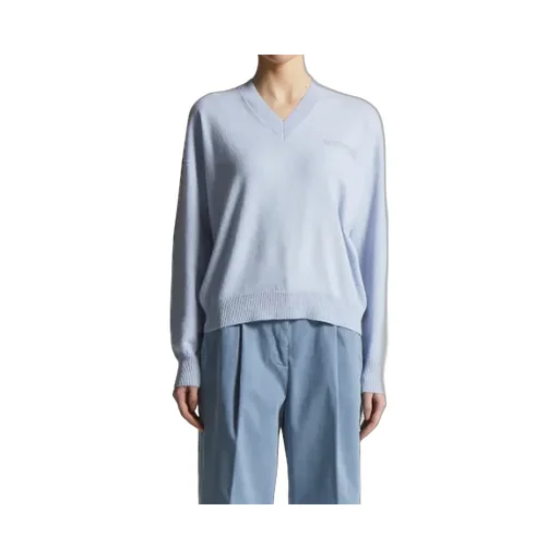 Peserico V-Neck Embellished Knitted Jumper