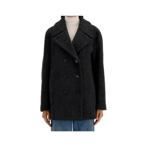 Double-Breasted Wool Coat