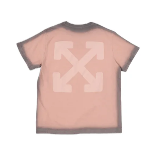 Off-White Kids Logo Printed Crewneck T-Shirt