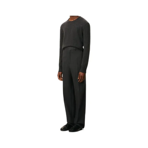 Ami Paris Straight-Leg Pleated Tailored Trousers