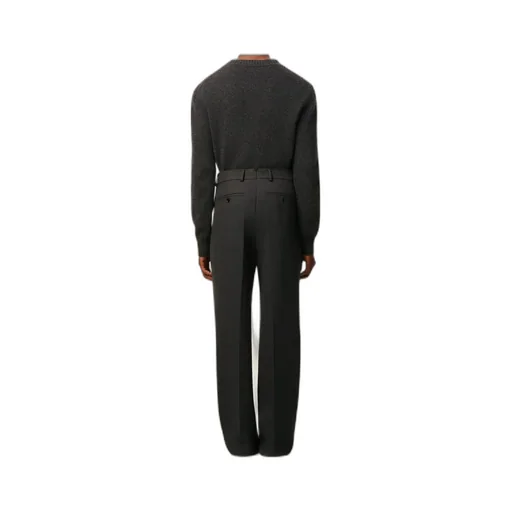 Ami Paris Straight-Leg Pleated Tailored Trousers