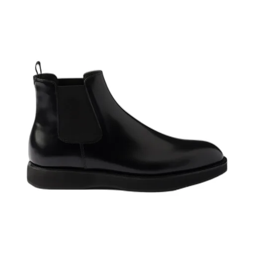 Prada Elasticated-Panel Slip-On Chelsea Boots
