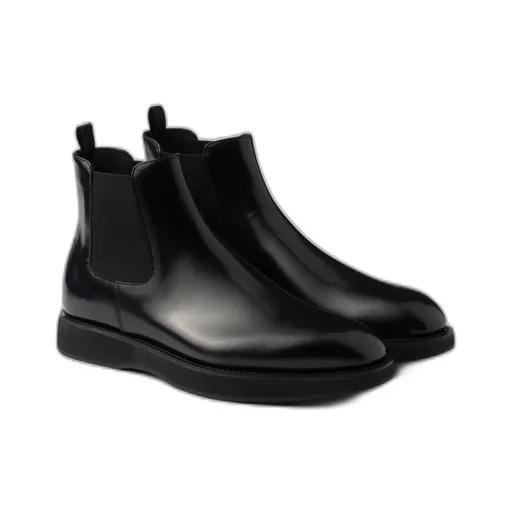 Prada Elasticated-Panel Slip-On Chelsea Boots