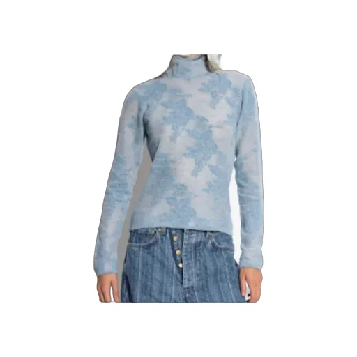 Blue Sheer Turtleneck