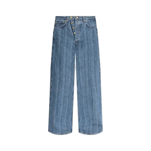 Striped Baggy Jeans