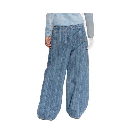 Striped Baggy Jeans