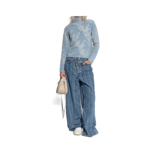 Striped Baggy Jeans