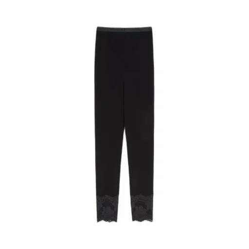 Valentino Logo Waistband Fitted Leggings