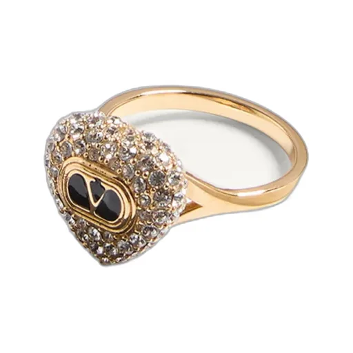 Coeur Royal Ring In Metal, Enamel And Swarovski® Crystals