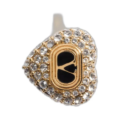 Coeur Royal Ring In Metal, Enamel And Swarovski® Crystals