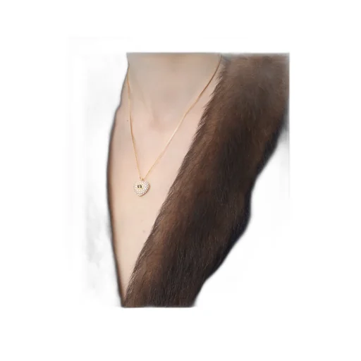 Valentino Coeur Royal Embellished Heart-Shaped Necklace