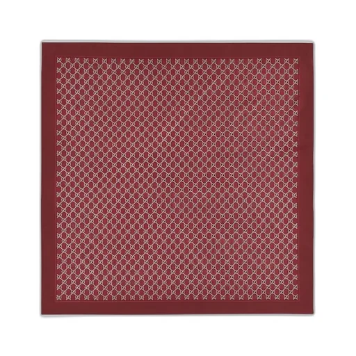 Laminated Printed Silk Twill Carré