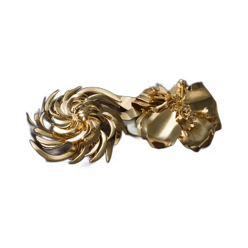 Miu Miu Logo-Engraved Brooch