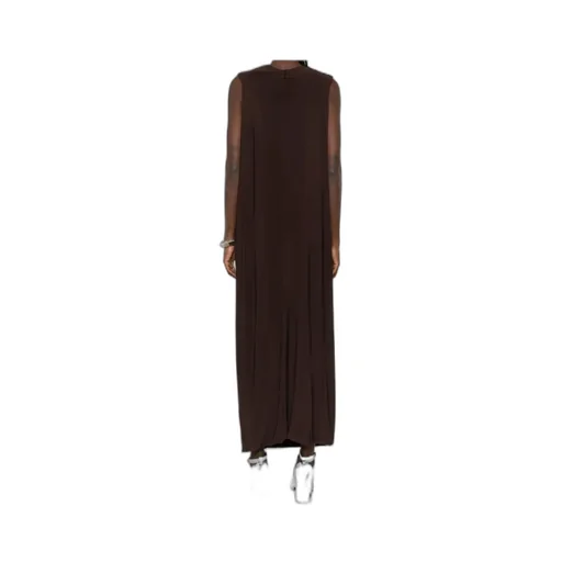 Double-Layered Draped Maxi Skirt
