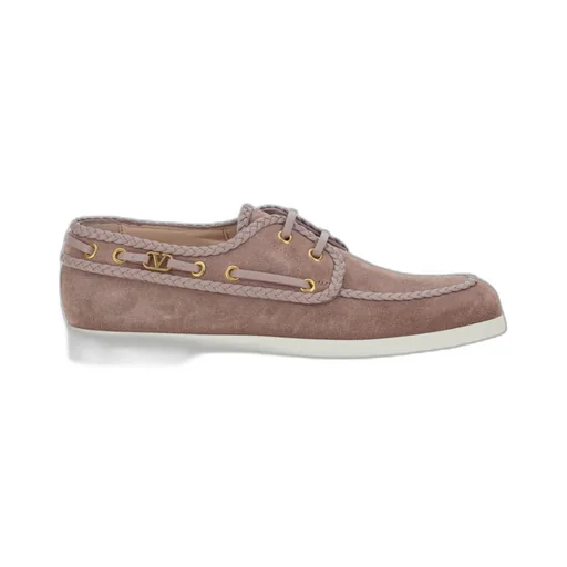 Braided-Edge Boat Shoes