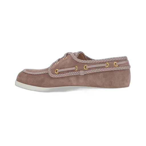 Braided-Edge Boat Shoes