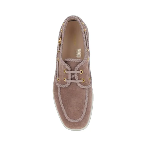 Braided-Edge Boat Shoes