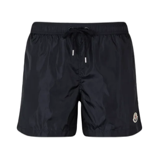 Logo Patch Drawstring Swim Shorts