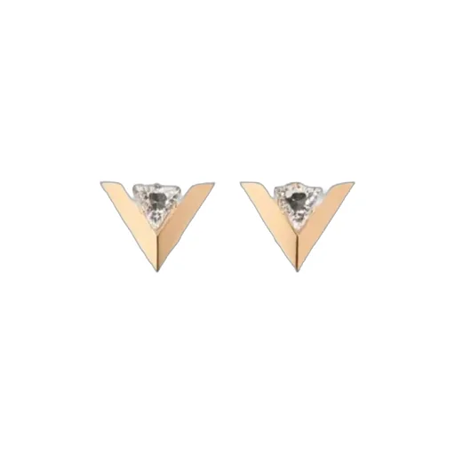 Valentino Je Les V-Shaped Embellished Earrings