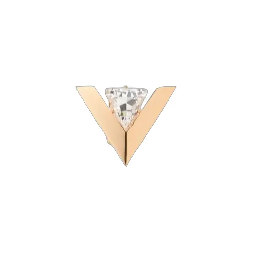Valentino Je Les V-Shaped Embellished Earrings