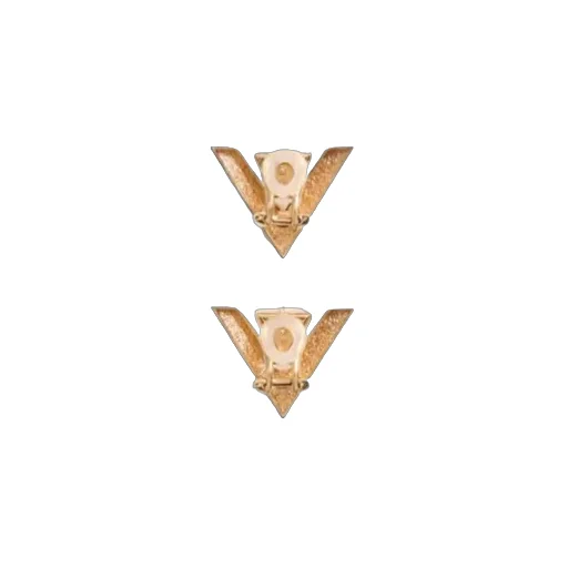 Valentino Je Les V-Shaped Embellished Earrings