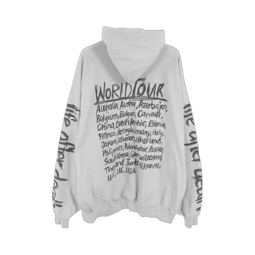 Vetements Logo Printed Drawstring Hoodie