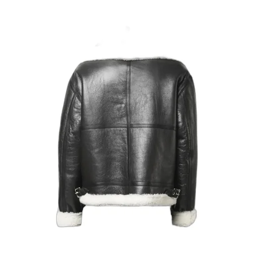 Vetements Shearling Zip-Up Jacket