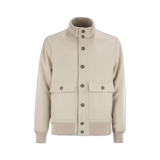 Peserico Ribbed Bomber Jacket