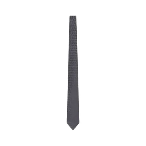 Logo-Jacquard Silk Tie