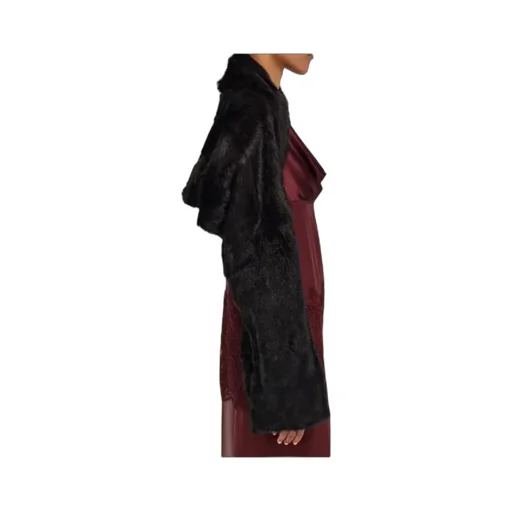 Kid Skin Bolero Coat