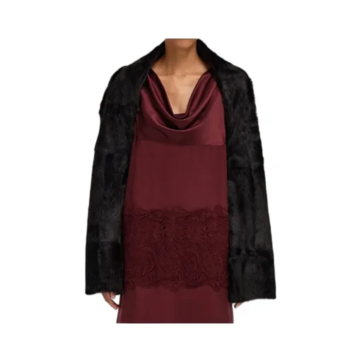 Kid Skin Bolero Coat
