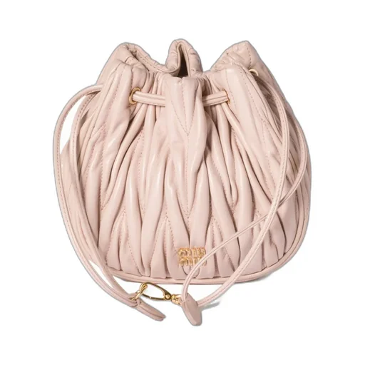 Matelassé Nappa Leather Pouch