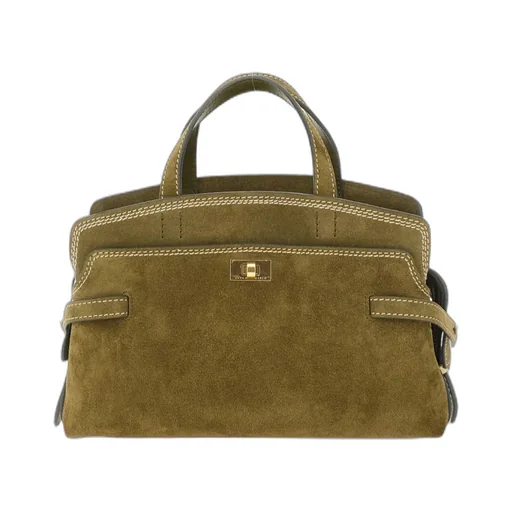 Anya Hindmarch Wilson Stitch Logo Plaque Shoulder Bag