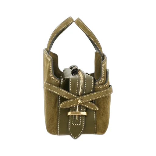 Anya Hindmarch Wilson Stitch Logo Plaque Shoulder Bag