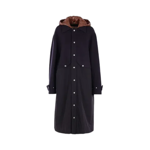 Plan C Hooded Quilted Coat