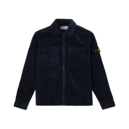 Corduroy Zip-Up Shirt