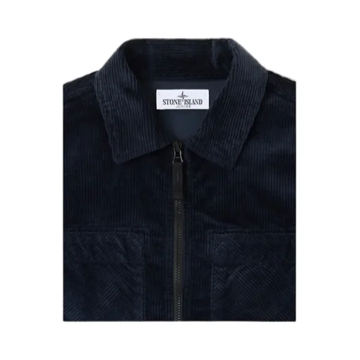 Corduroy Zip-Up Shirt