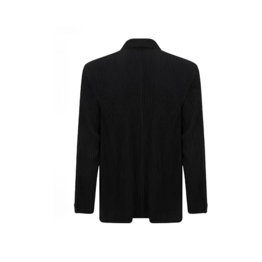 Homme Plissé Issey Miyake Single Breasted Pleated Jacket