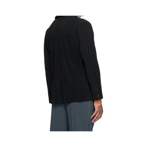 Homme Plissé Issey Miyake Single Breasted Pleated Jacket